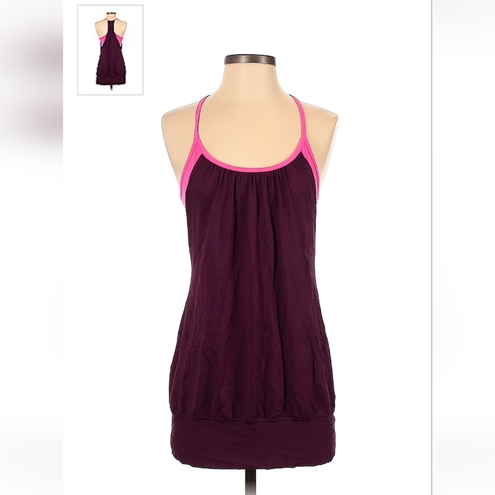 Lululemon purple No limits S4 Tank with Built in Bra